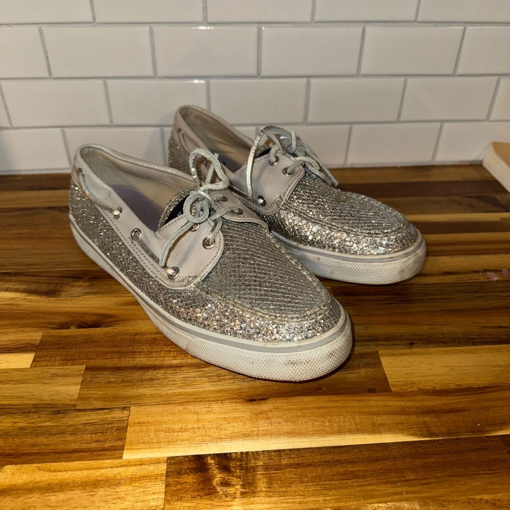 Sperry 2 Eye Sparkle Classic Boat Shoe